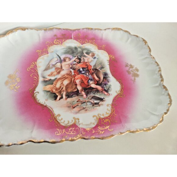 Royal Bavarian China P.M.B Germany Square Tray 11" x 8" - Picture 6 of 12